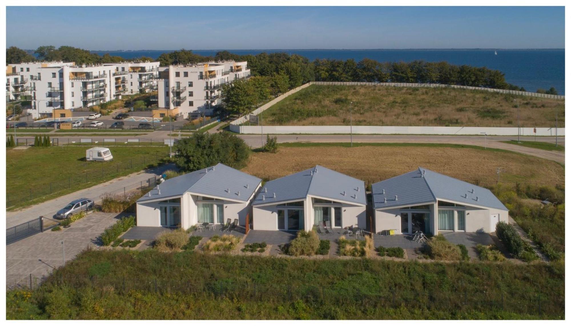 Dwa Morza Domki Caloroczne Z Ogrodem Puck Exterior foto